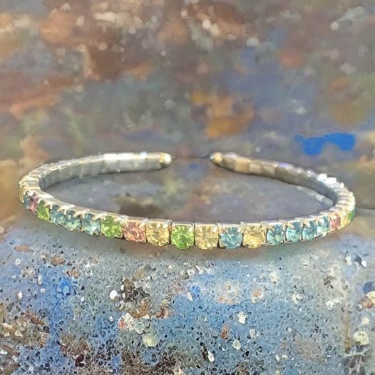 Multi Pastel Colored Cuff