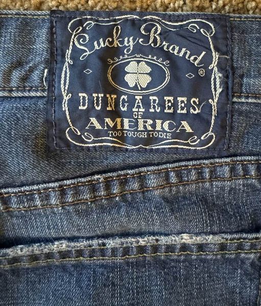 Men's Lucky Brand Dungarees of America too Tough To Die Jeans