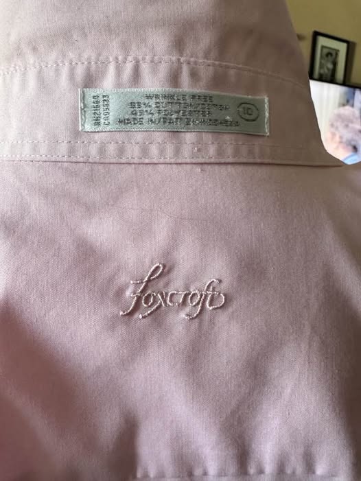 PINK BUTTON DOWN TOP SIZE 10/MEDIUM