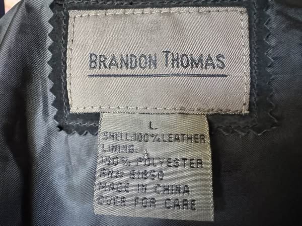 VINTAGE BRANDON THOMAS SUEDE JACKET