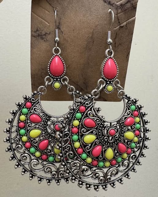 MULTI FUN COLOR EARRINGS