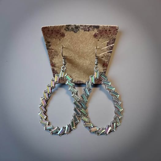 IRIDESCENCE TEAR DROP EARRINGS