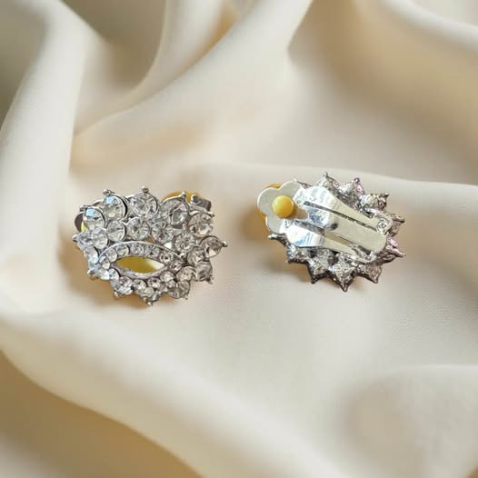 BLING CLIP ON EARRINGS