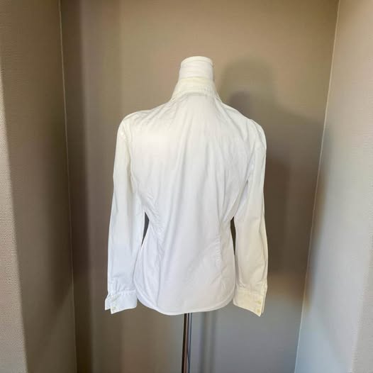 WHITE BUTTON DOWN DRESS TOP SIZE 4