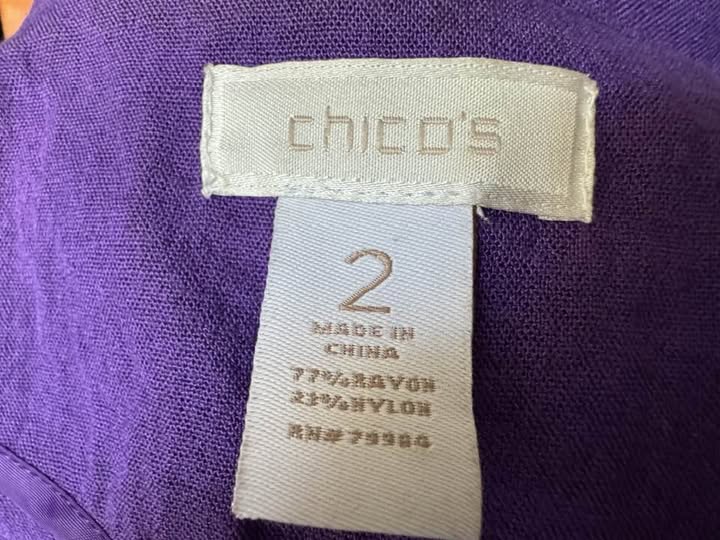 PURPLE CASUAL JACKET SIZE 2