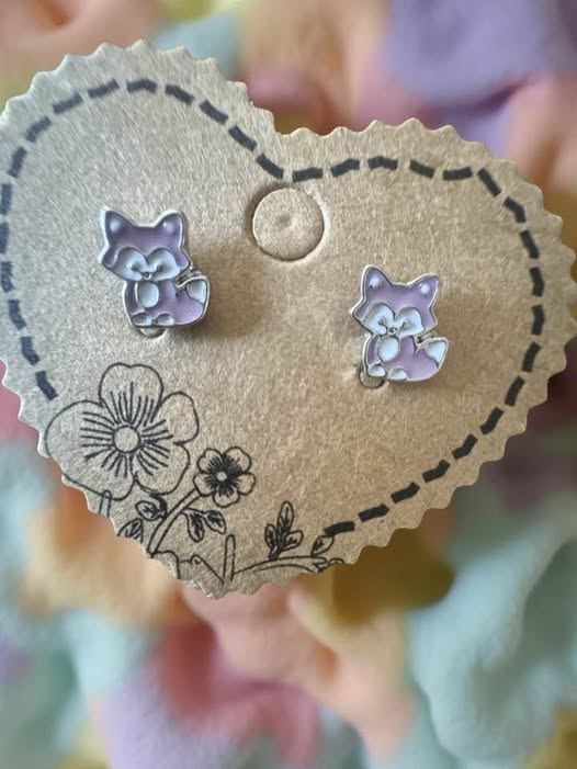 FOXY KIDS STUD EARRINGS