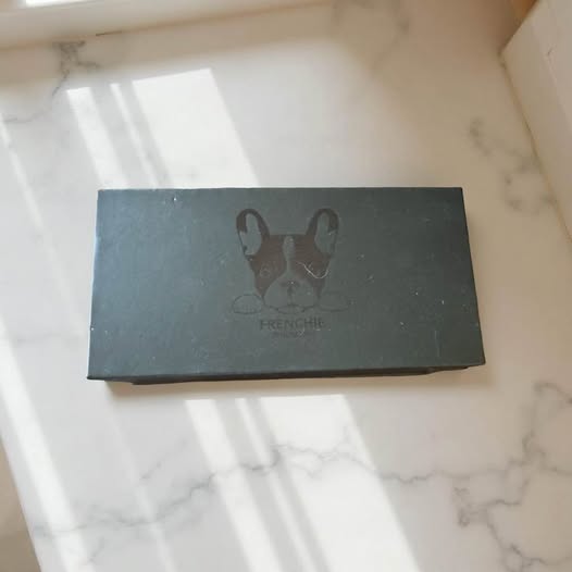 BEIGE FRENCHIE SET OF 6 SCRUNCHIES