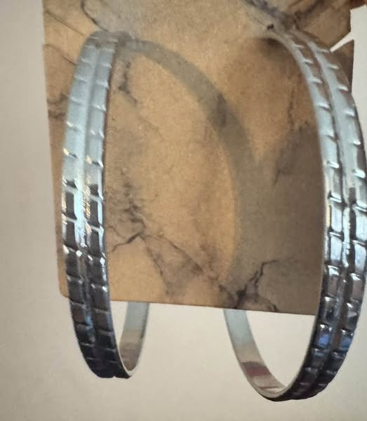 SILVER DECORATIVE HOOPS