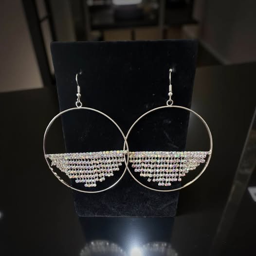 IRIDESCENT CASCADE EARRINGS