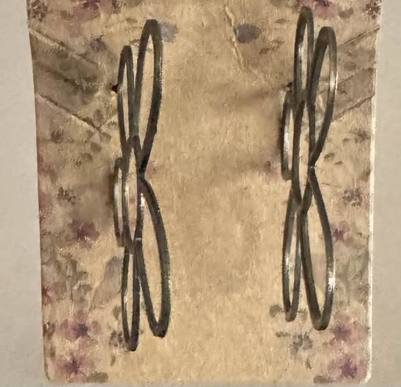 COPPER DAISY EARRINGS