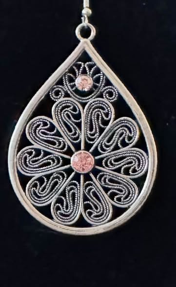 ANTIQUE TEAR DROP EARRINGS