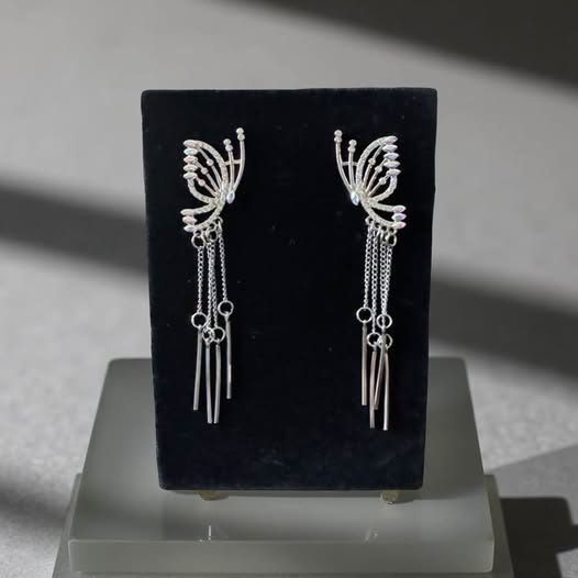 IRIDESCENT BUTTERFLY EARRINGS