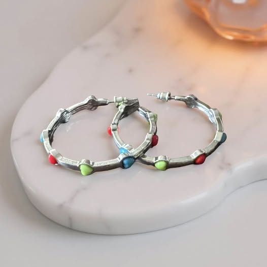 HEART COLORFUL HOOPS