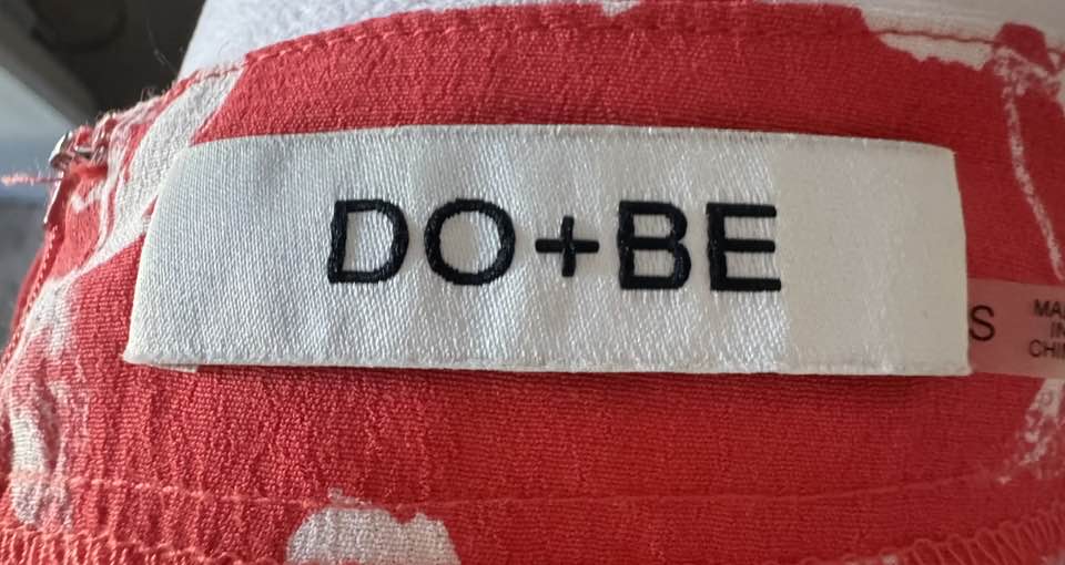 ORANGE FLORAL WIDE LEG PANTS SIZE S