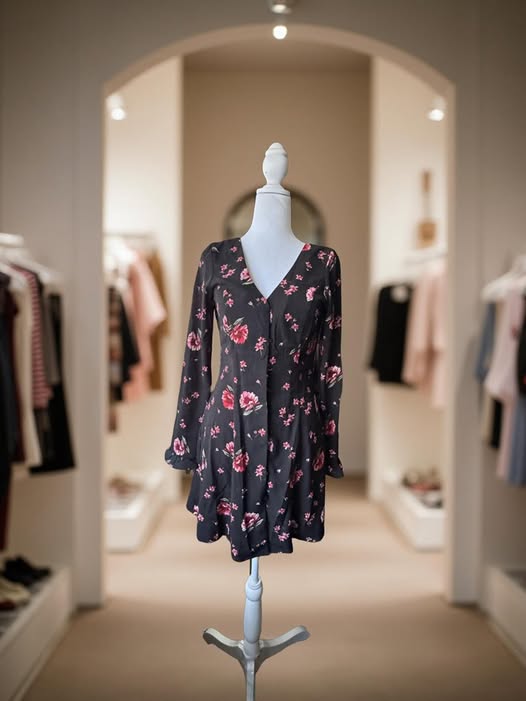 BUTTON DOWN FLORAL DRESS SIZE 6