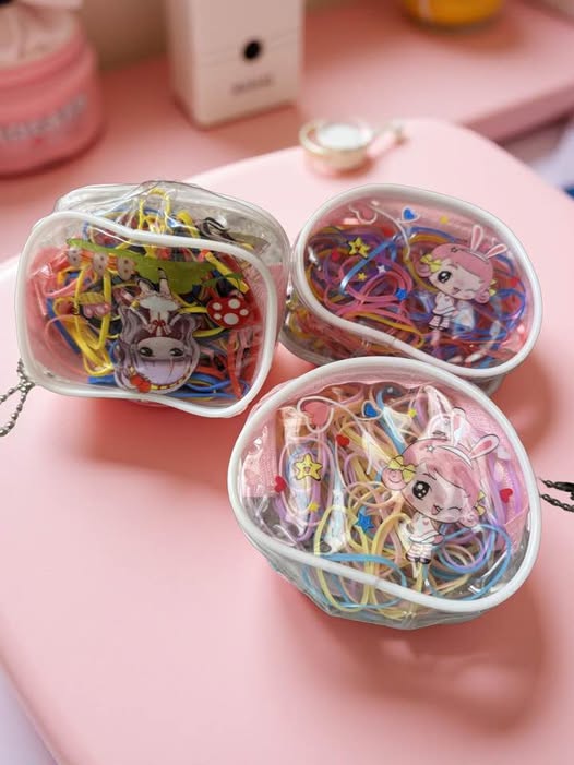 KIDS MULTI COLOR HAIR TIES