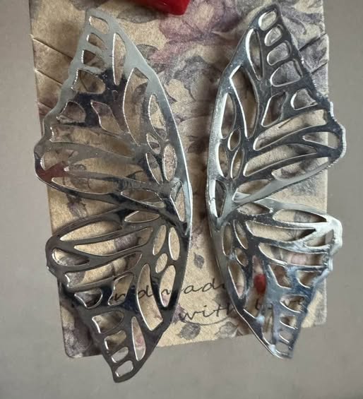 BUTTERFLY WING EARRINGS