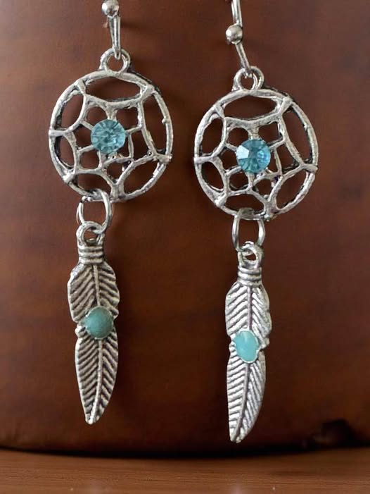 DAINTY FEATHER EARRINGS