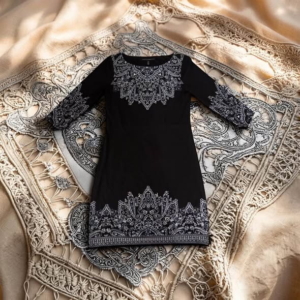 White House Black Market Embellished Sheath Dress – Size XS