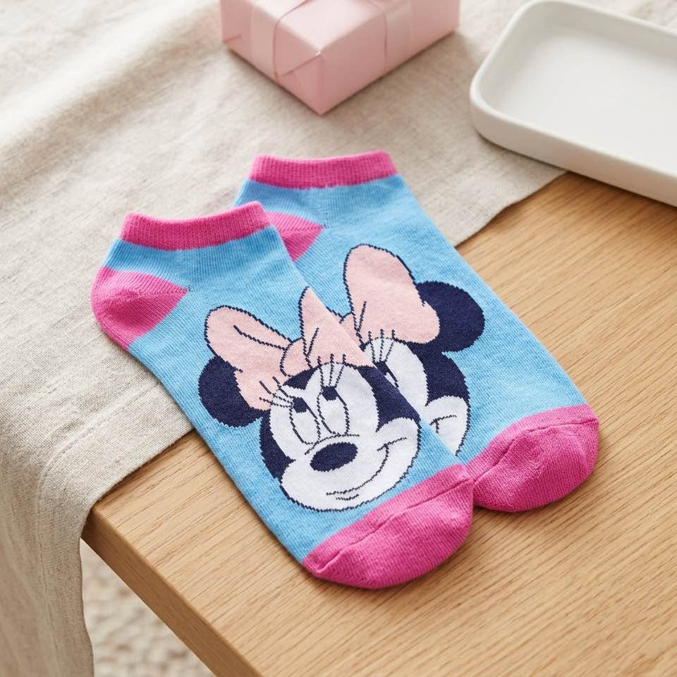 6 Pairs Women's Low Cut Ankle Socks Size 9-11 Colorful Cartoon Character Novelty Socks