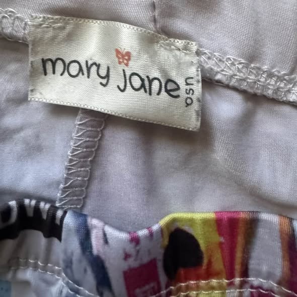 Mary Jane Women’s New York City Print Leggings Size Small – Wall Street Graphic Stretch Pants
