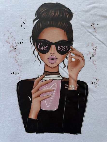 Girl Boss Graphic T-Shirt – Handmade Gildan Tee | Size Small