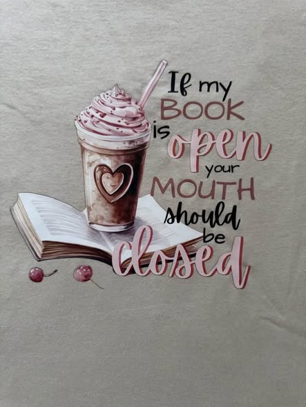Book Lover Graphic T-Shirt – Handmade – Size Small