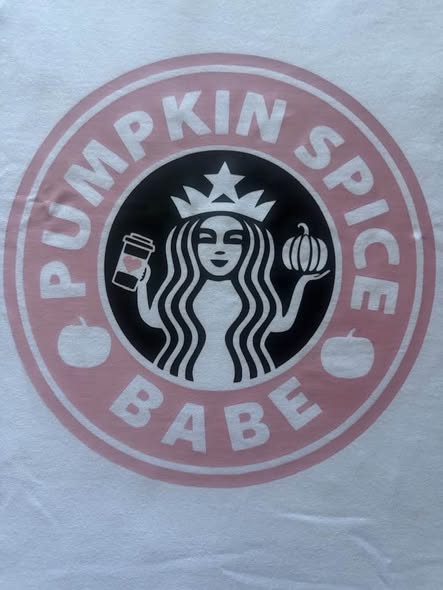 Pumpkin Spice Babe Graphic T-Shirt– Size Medium