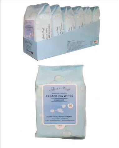 Collagen Cleansing Wipes – Gentle & Refreshing - Beauty&Beyond