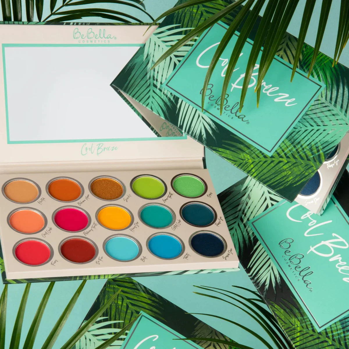 Cool Breeze 15 Color Eyeshadow Palette - Beauty&Beyond