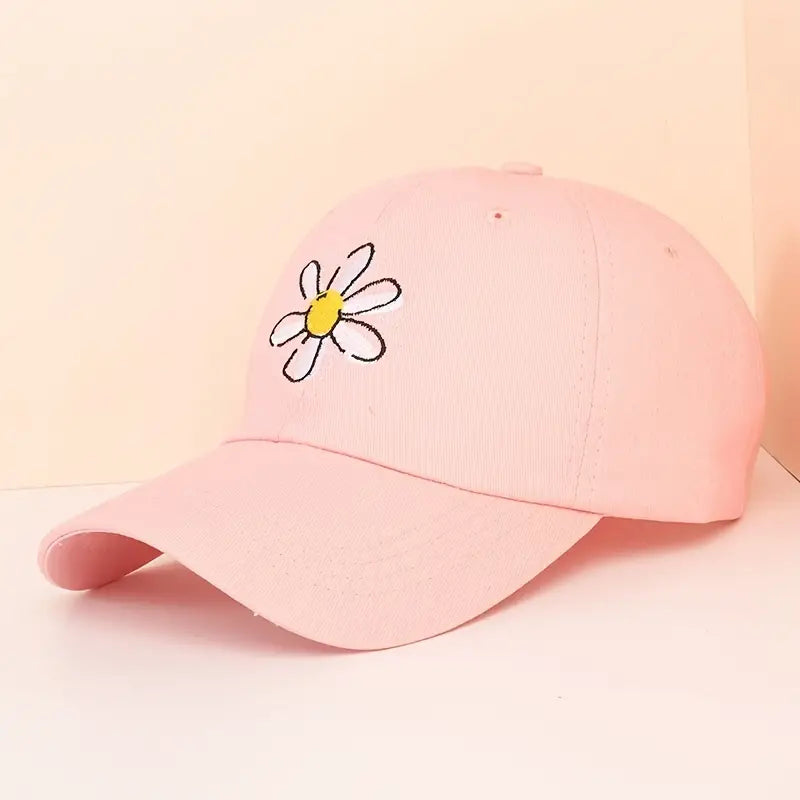 Daisy Pink Baseball Hat - Beauty&Beyond