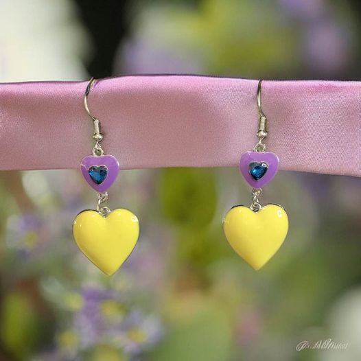 Double Heart Earrings