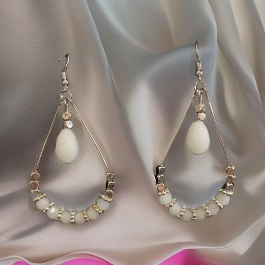 Beaded Tear drop Earrings