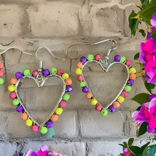 Heart Colorful Earrings