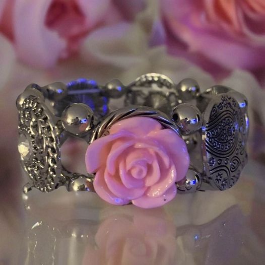 Rose Silver Bracelet