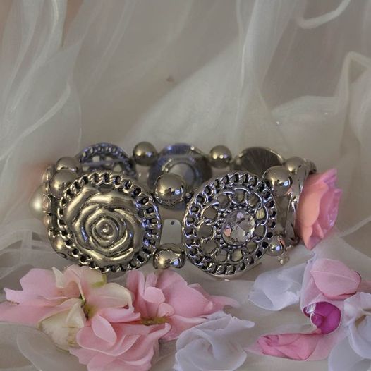 Rose Silver Bracelet