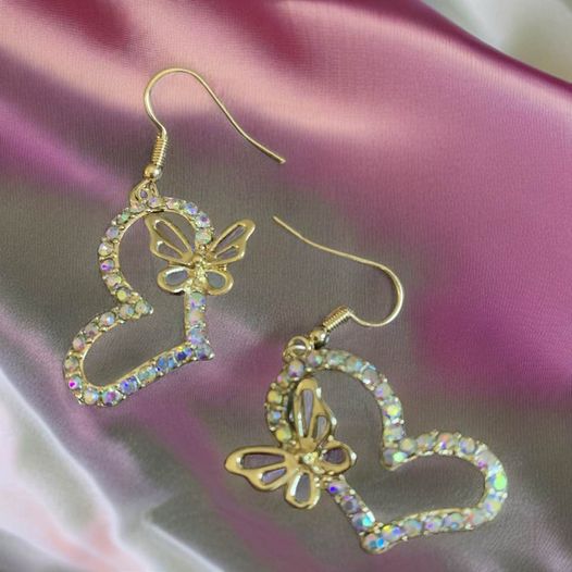 Heart/Butterfly Earrings