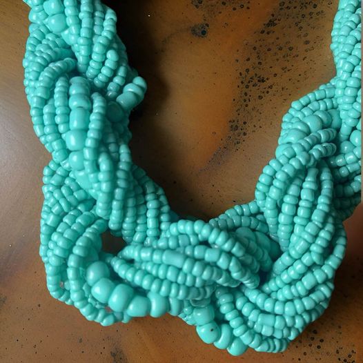 Sea Bead Rope Necklace