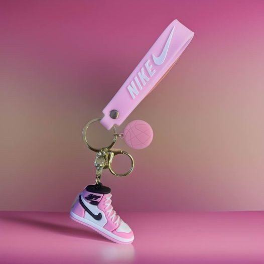 Nike Pink Keychain