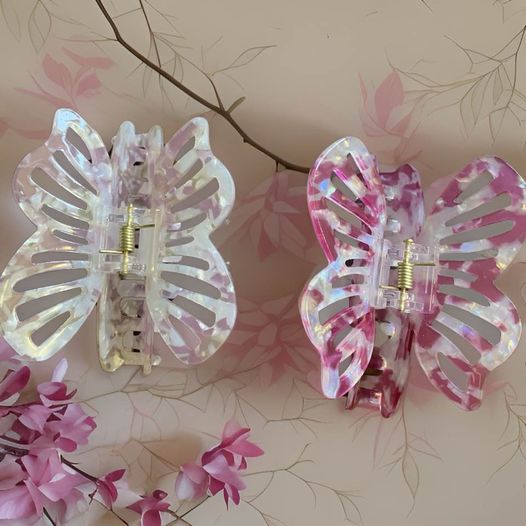 Acrylic Butterfly Hair Claws