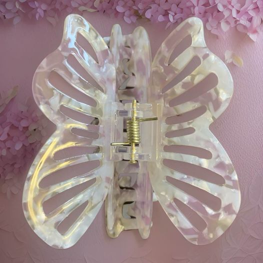 Acrylic Butterfly Hair Claws