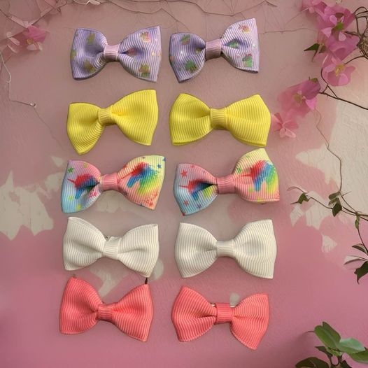 Mini Hair Bows (Pair)