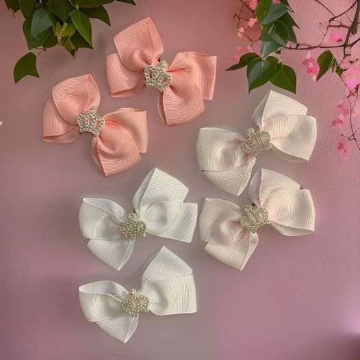 Queen Hair Bows (Pair)