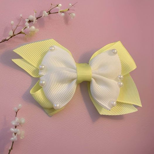 Pearl Hair Bows