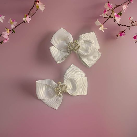 Queen Hair Bows (Pair)