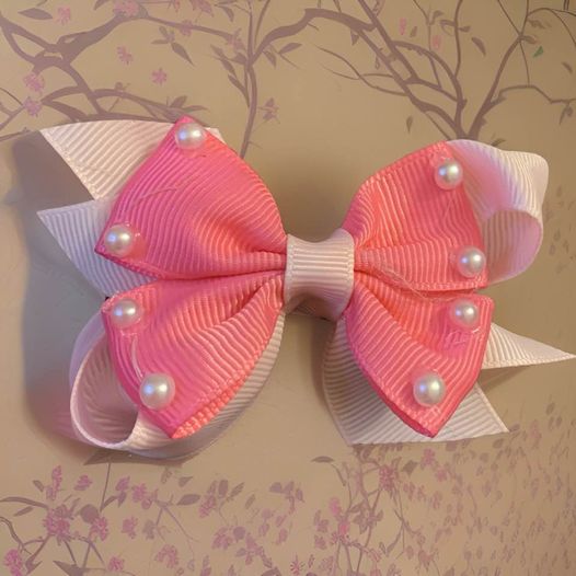 Pearl Hair Bows