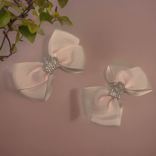 Queen Hair Bows (Pair)