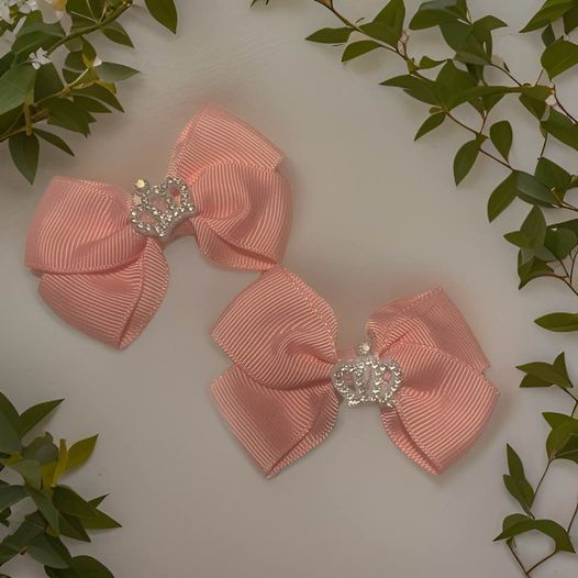 Queen Hair Bows (Pair)