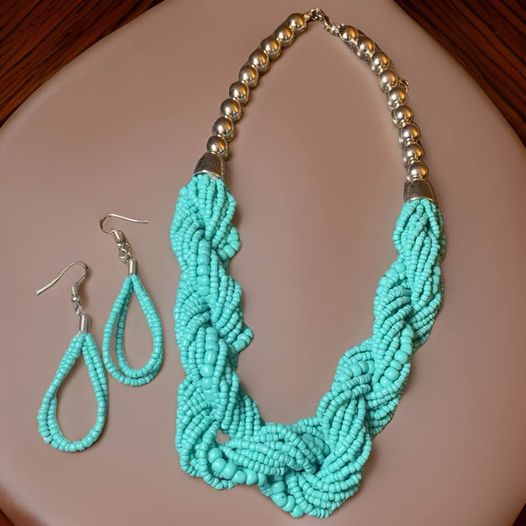 Sea Bead Rope Necklace