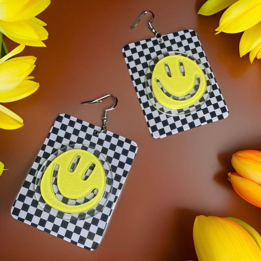 Happy Face Earrings